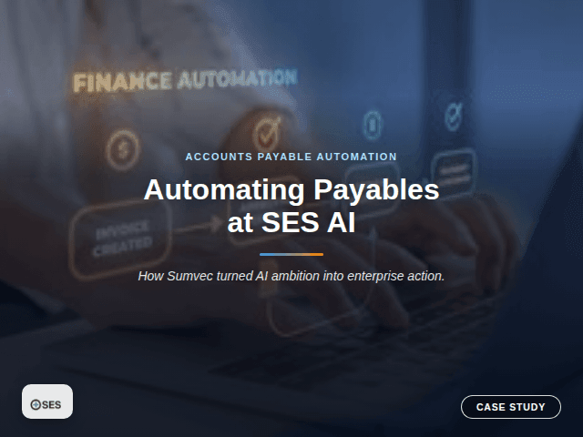 Automating Accounts Payable at SES AI illustration